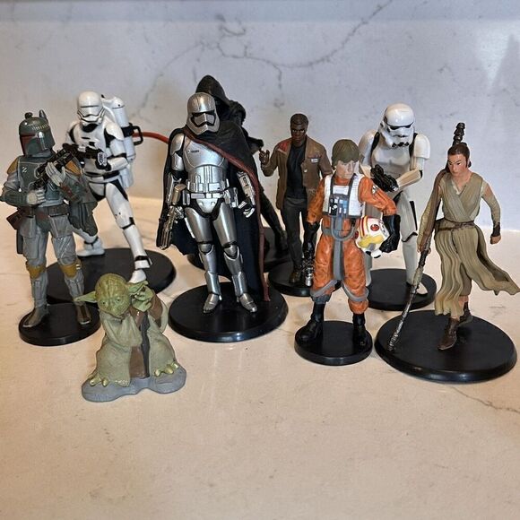 9 Star Wars The Force Awakens Deluxe Playset Figurine Disney 2015 - Picture 2 of 14